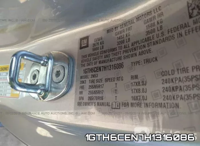 1GTH6CEN7H1316086 фото 20