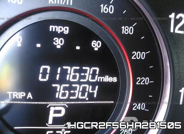 1HGCR2F56HA281505 фото 8