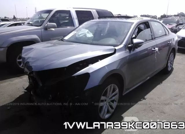 1VWLA7A39KC007863 фото 3