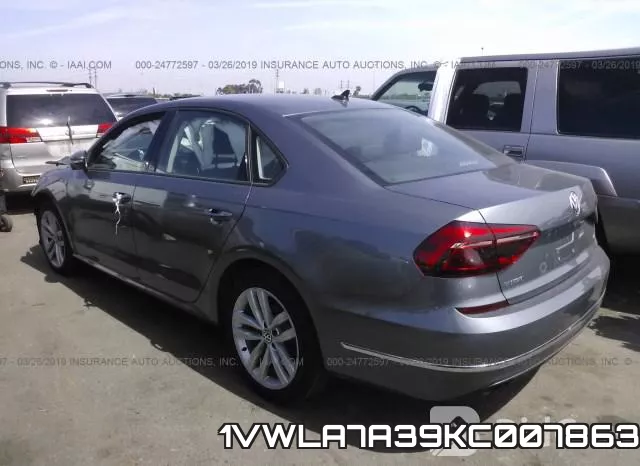 1VWLA7A39KC007863 фото 4