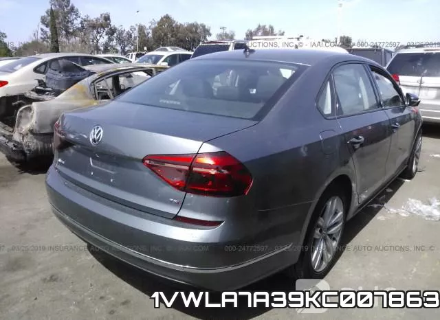 1VWLA7A39KC007863 фото 5