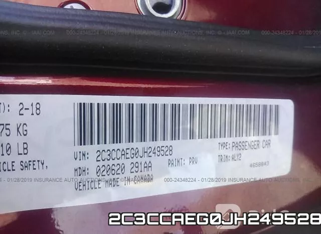2C3CCAEG0JH249528 фото 10