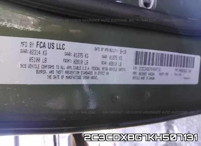 2C3CDXBG7KH507131 фото 10