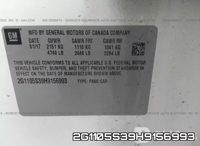 2G1105S39H9156993 фото 10