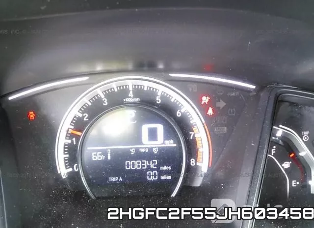 2HGFC2F55JH603458 фото 8