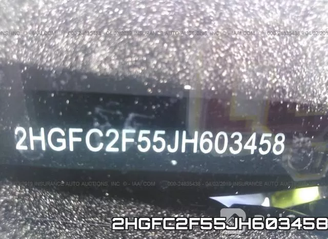 2HGFC2F55JH603458 фото 10