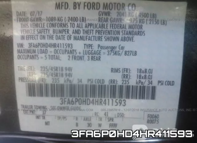 3FA6P0HD4HR411593 фото 10