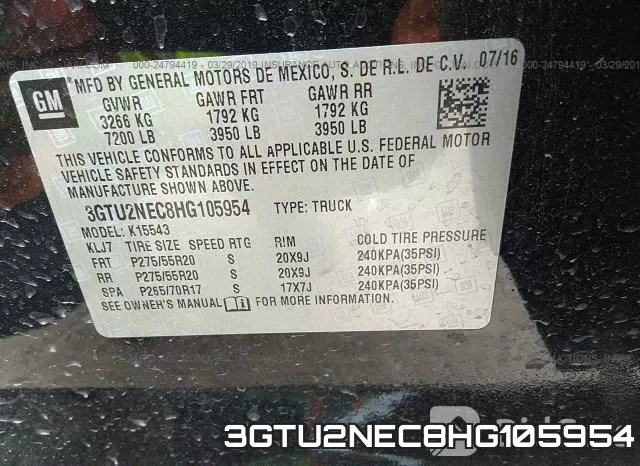 3GTU2NEC8HG105954 фото 10