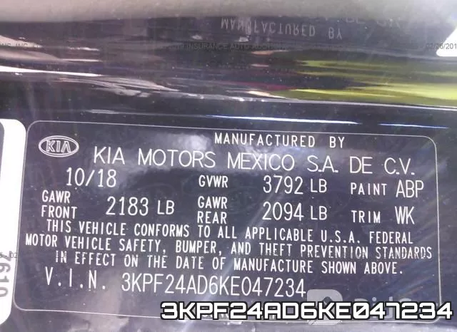 3KPF24AD6KE047234 фото 10