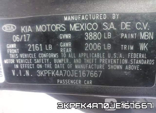 3KPFK4A70JE167667 фото 10