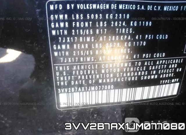 3VV2B7AX1JM077080 фото 10