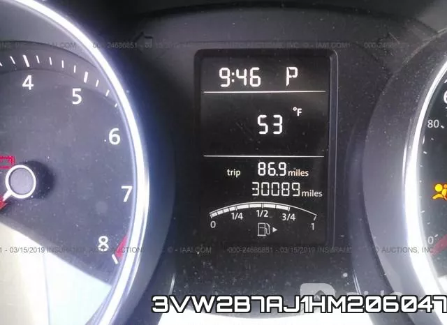 3VW2B7AJ1HM206047 фото 7