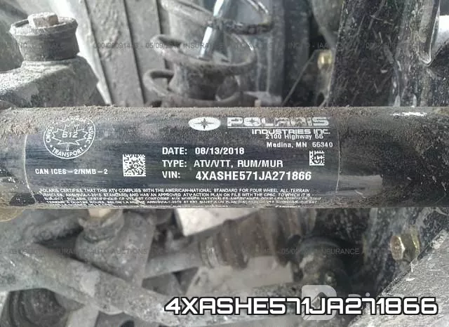4XASHE571JA271866 фото 2