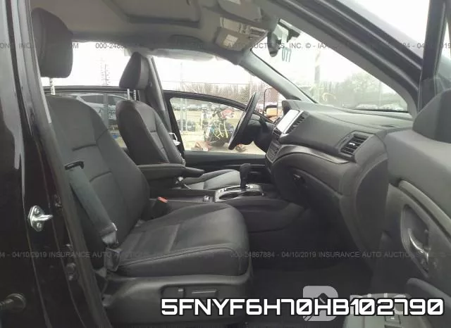 5FNYF6H70HB102790 фото 6