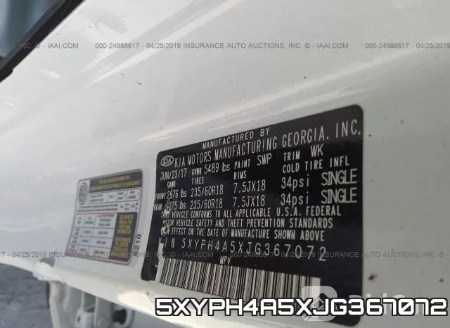5XYPH4A5XJG367072 фото 10