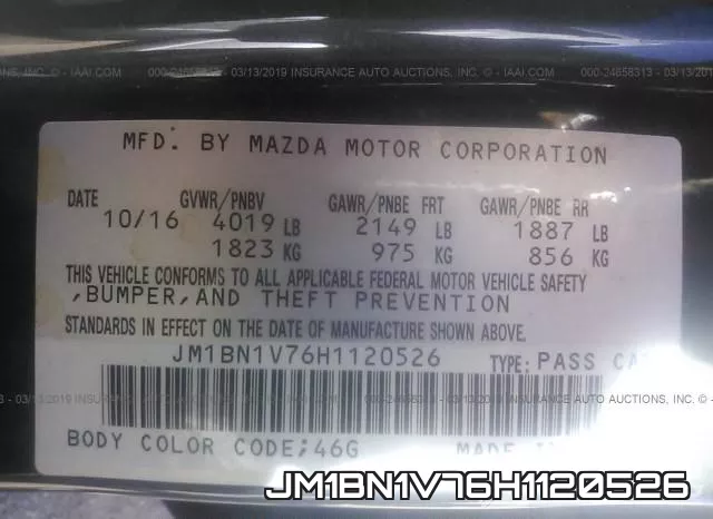 JM1BN1V76H1120526 фото 10