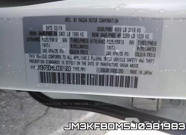 JM3KFBDM5J0381983 фото 10
