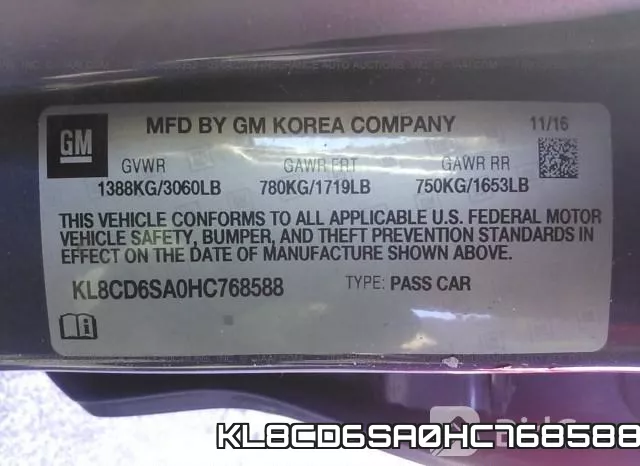 KL8CD6SA0HC768588 фото 10