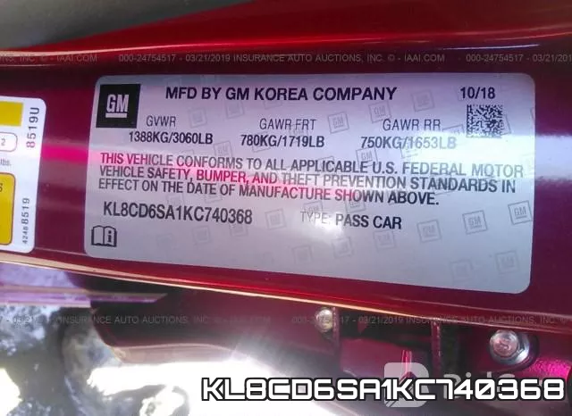 KL8CD6SA1KC740368 фото 10