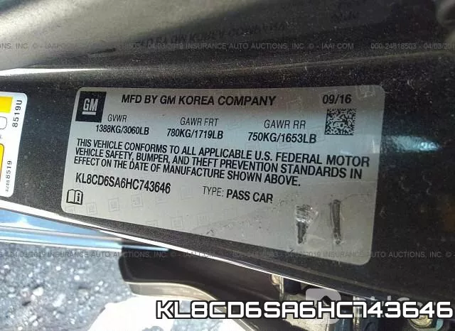 KL8CD6SA6HC743646 фото 10