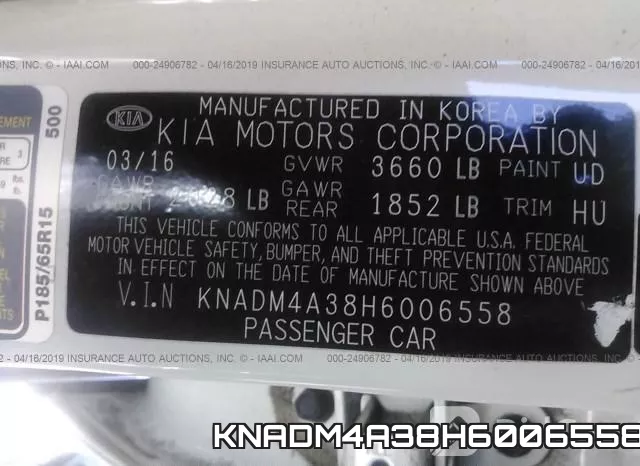 KNADM4A38H6006558 фото 10