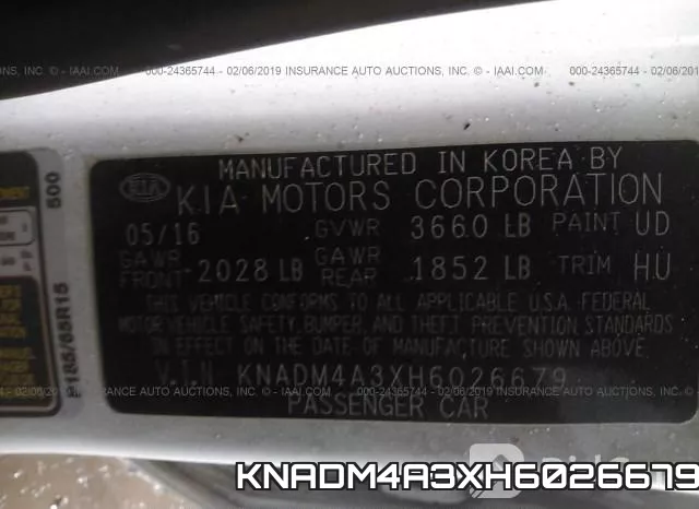 KNADM4A3XH6026679 фото 10