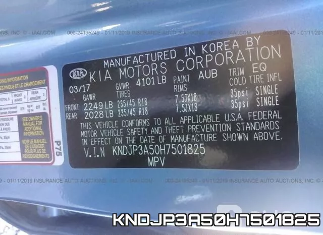 KNDJP3A50H7501825 фото 10