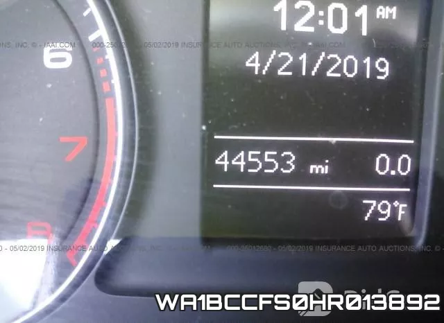 WA1BCCFS0HR013892 фото 8