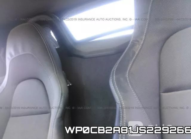 WP0CB2A81JS229266 фото 9