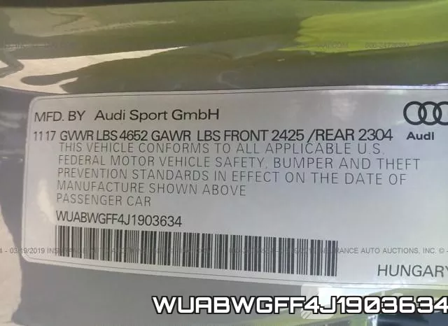 WUABWGFF4J1903634 фото 10