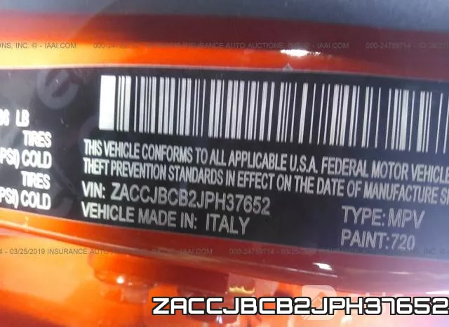 ZACCJBCB2JPH37652 фото 10