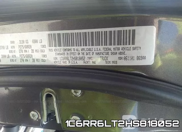 1C6RR6LT2HS818052 фото 10