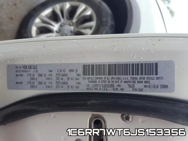 1C6RR7WT6JS153356 фото 2