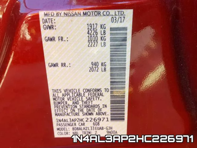 1N4AL3AP2HC226971 фото 2