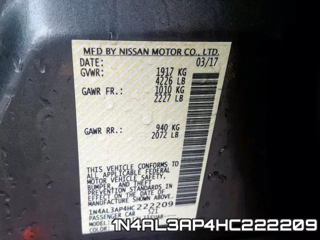1N4AL3AP4HC222209 фото 2