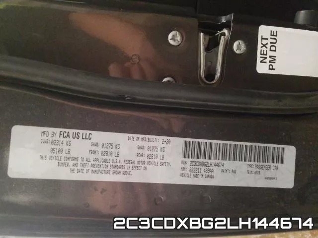 2C3CDXBG2LH144674 фото 2