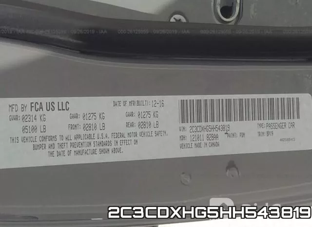 2C3CDXHG5HH543819 фото 10