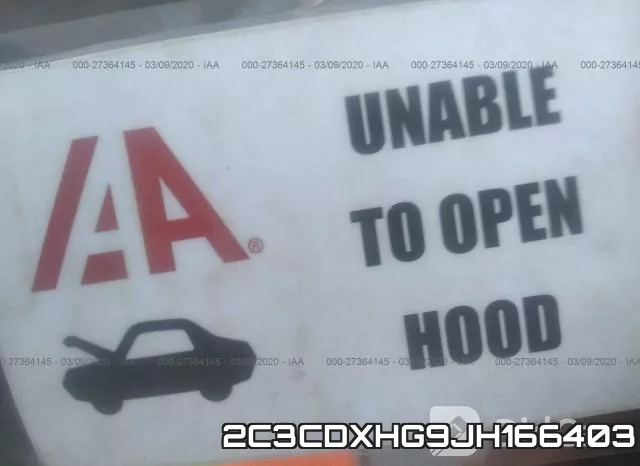 2C3CDXHG9JH166403 фото 2