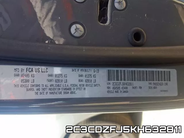 2C3CDZFJ5KH632811 фото 2