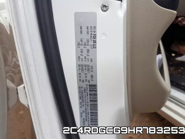 2C4RDGCG9HR783253 фото 2