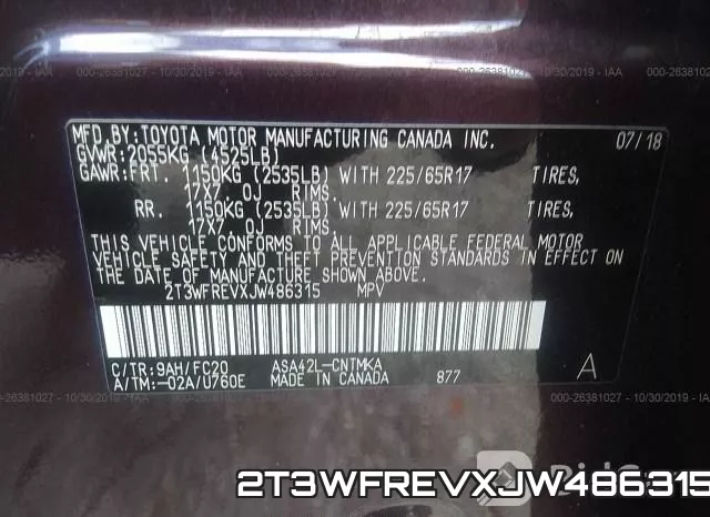 2T3WFREVXJW486315 фото 10