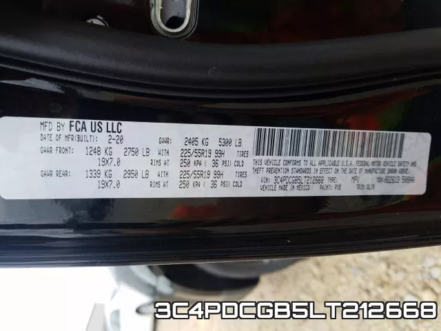 3C4PDCGB5LT212668 фото 2