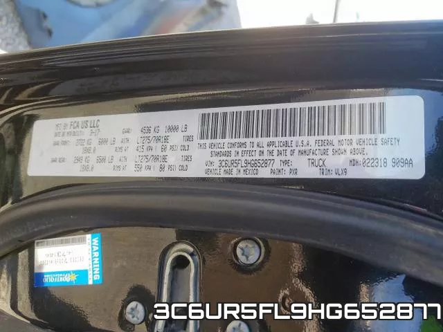 3C6UR5FL9HG652877 фото 2
