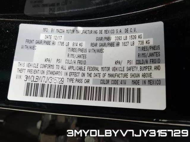 3MYDLBYV7JY315729 фото 2