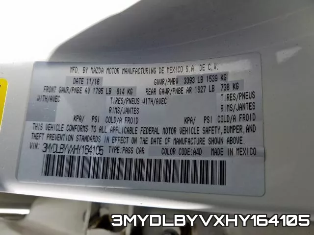 3MYDLBYVXHY164105 фото 2
