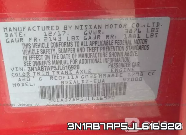 3N1AB7AP5JL616920 фото 10