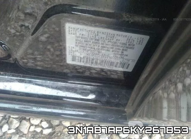 3N1AB7AP6KY267853 фото 10