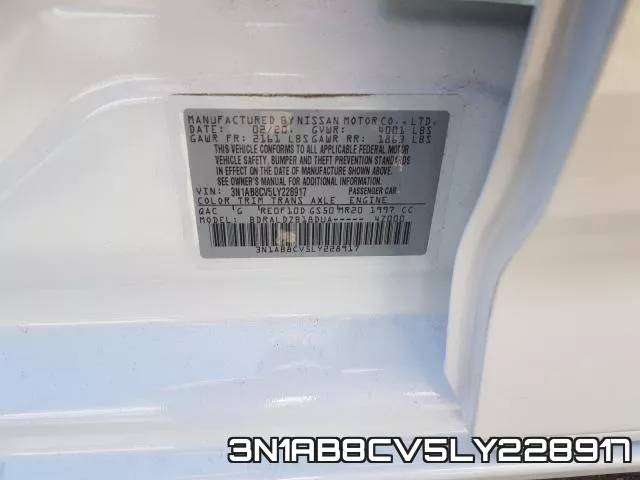 3N1AB8CV5LY228917 фото 2