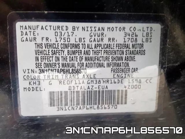 3N1CN7AP6HL856570 фото 2