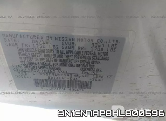 3N1CN7AP8HL800596 фото 10